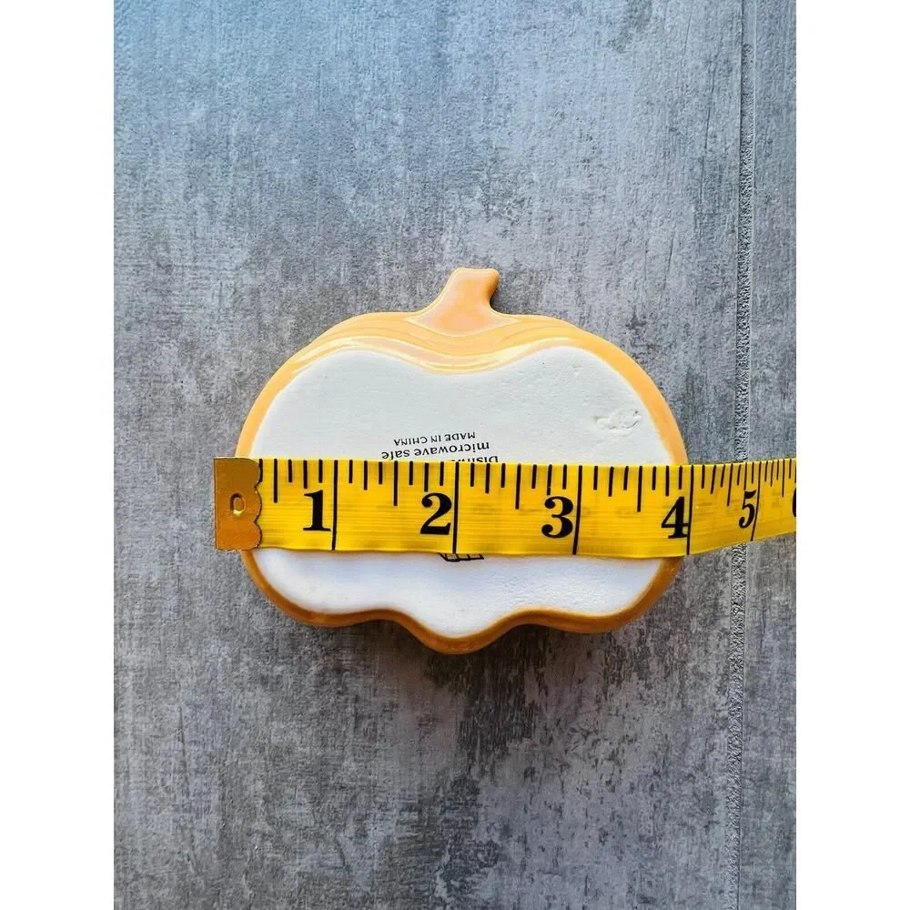 Nantucket 4oz Ceramic Pumpkin Baking Dish Small Candy Bowl Halloween Decor Fall